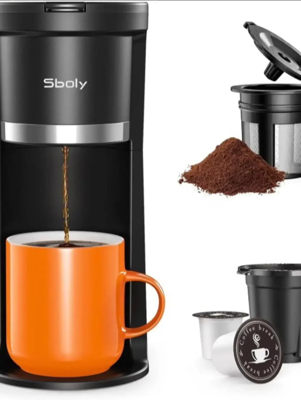 SINGLE SERVE COFFEE MAKER 6-12 OZ